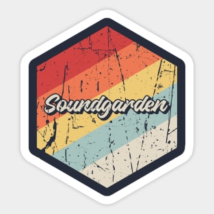 Soundgarden Retro Sticker